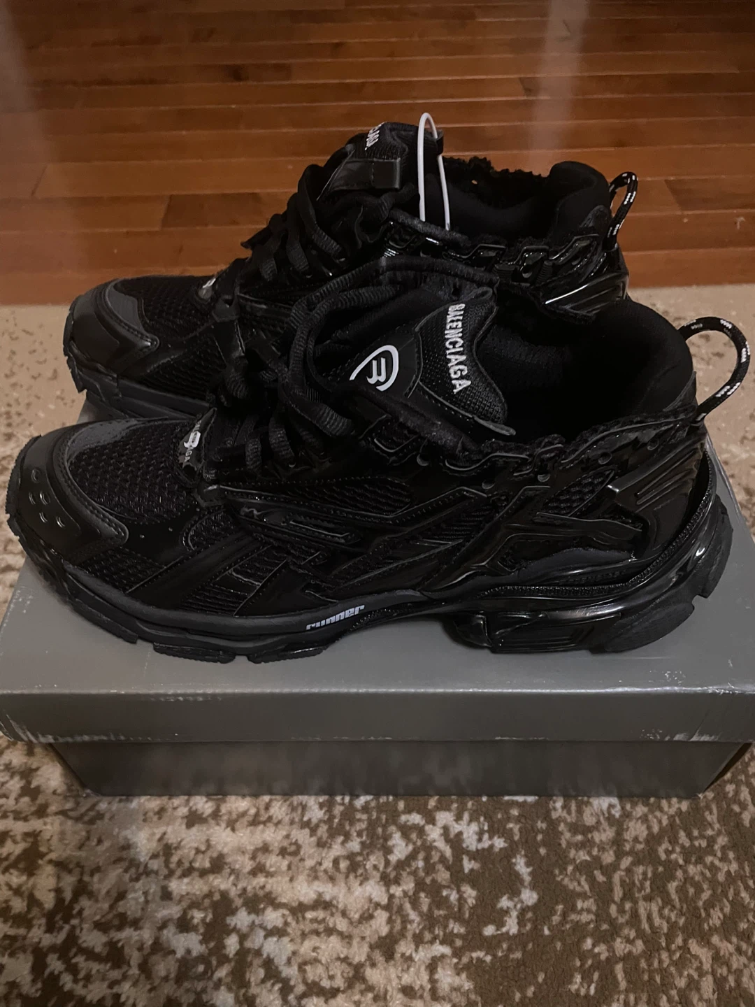Balenciaga Runner Sneakers - Black - (Size 10) - photo 2