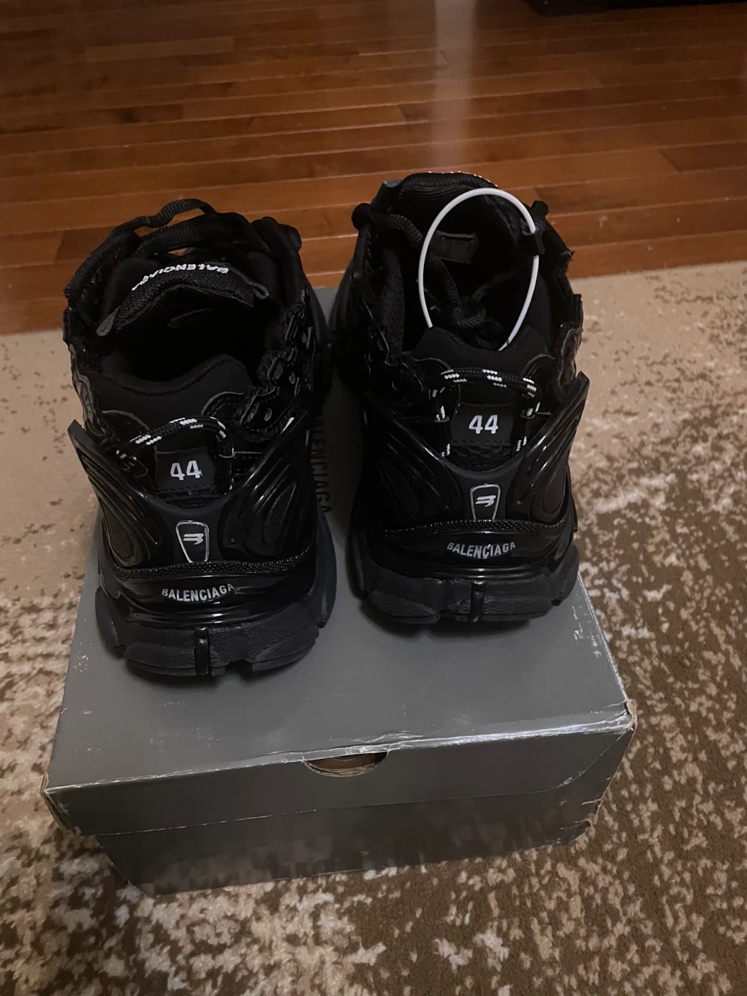 Balenciaga Runner Sneakers - Black - (Size 10) - photo 3