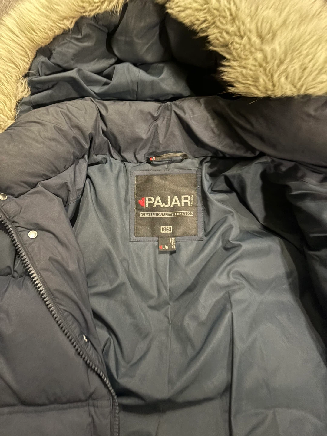 Pajar Down Puffer Jacket - Size L - photo 2