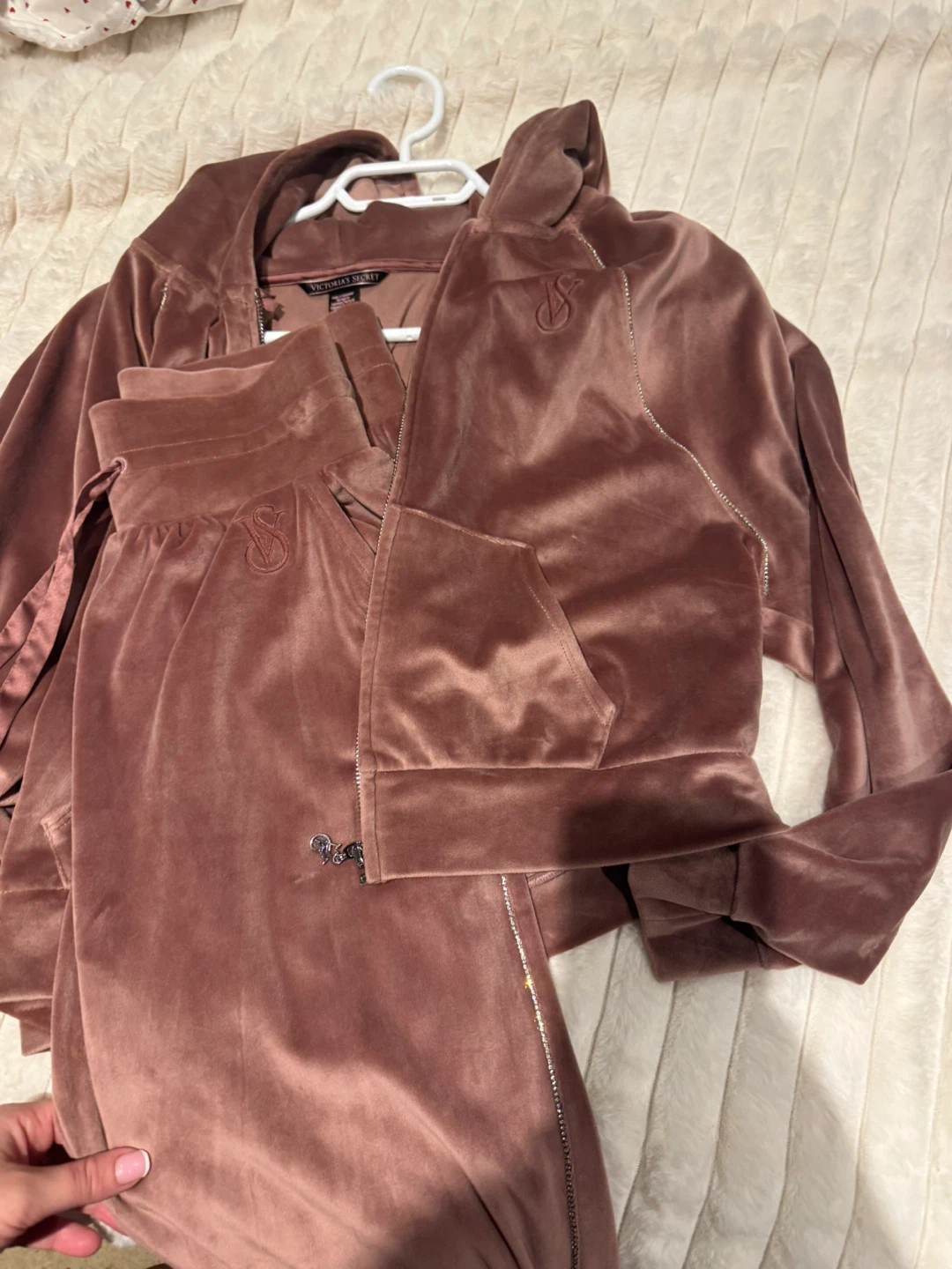 Victoria's Secret Velour Tracksuit - Size S - photo 4