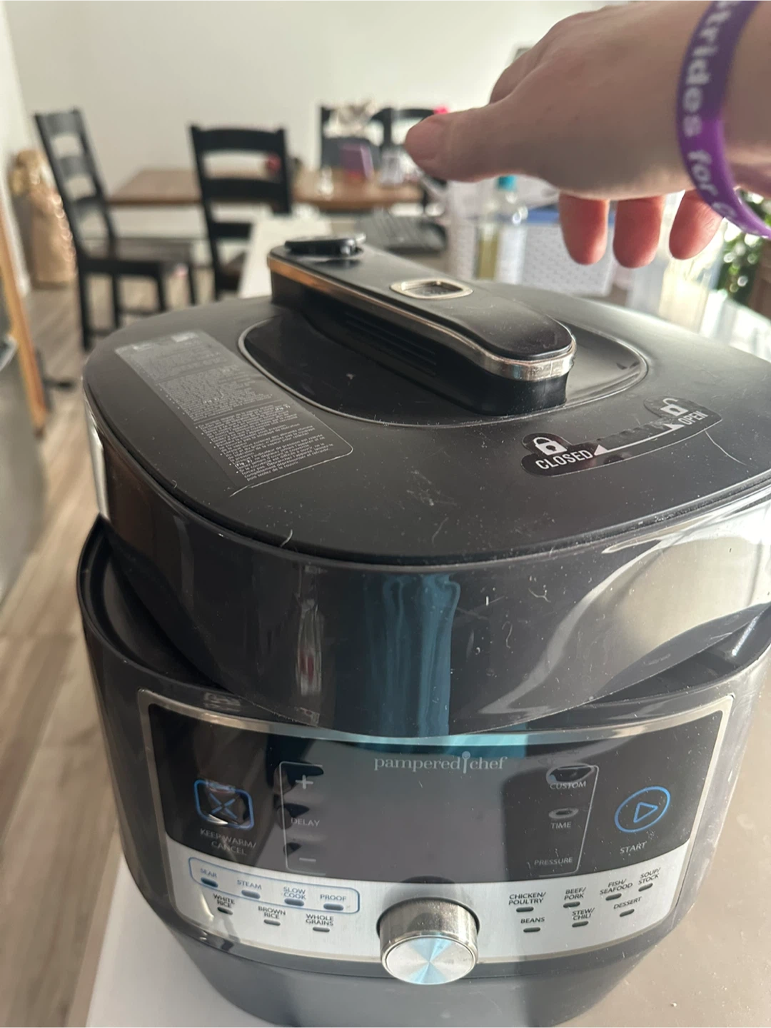 Pampered Chef Electric Pressure Cooker - photo 4