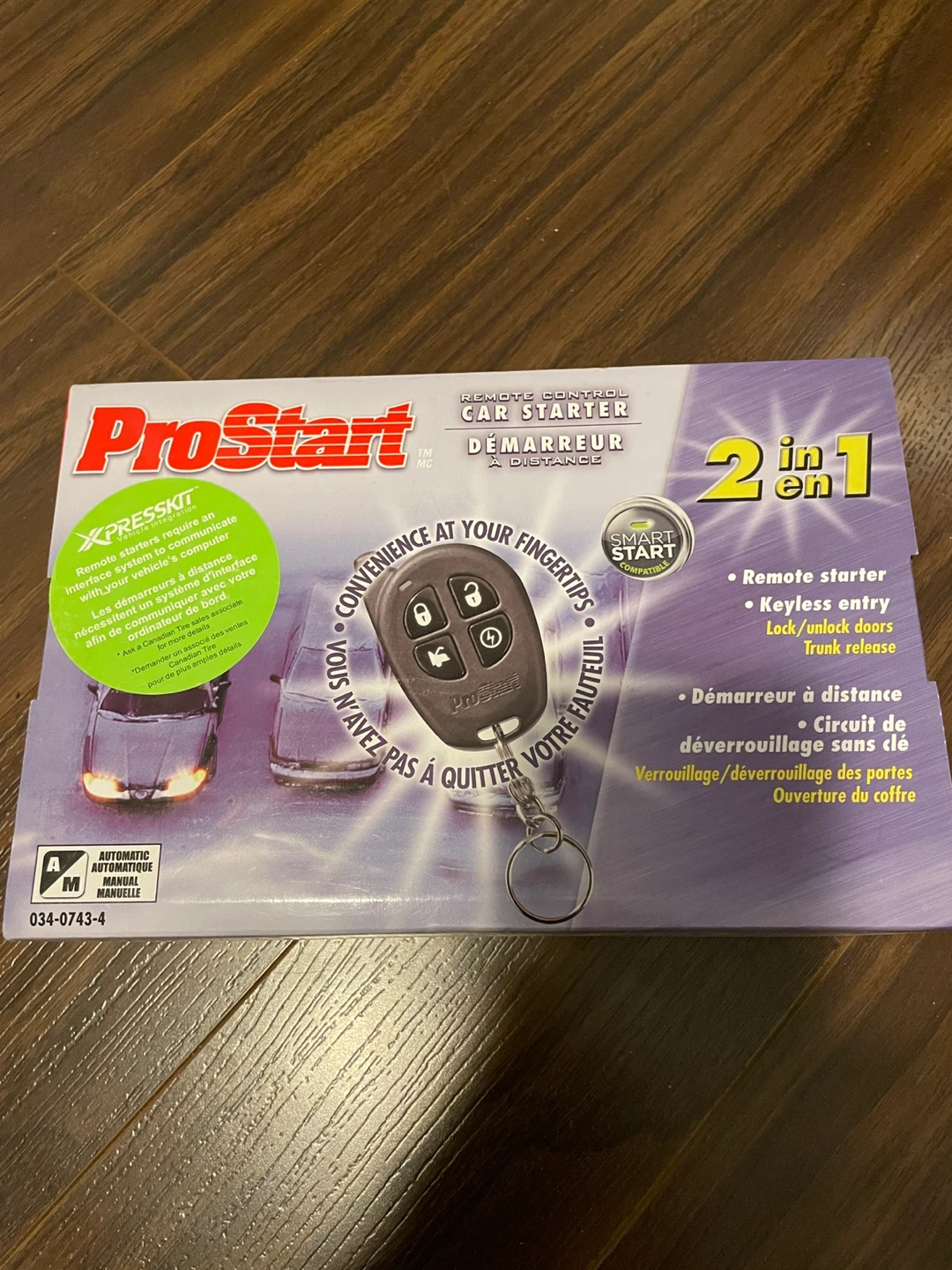 New ProStart 2-in-1 Remote Car Starter