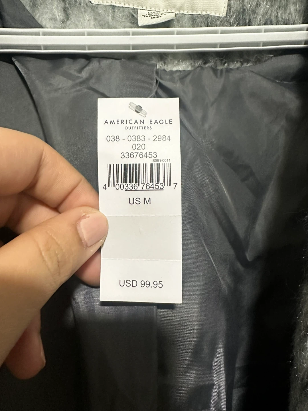 American Eagle Plaid Coat - Size M - photo 4