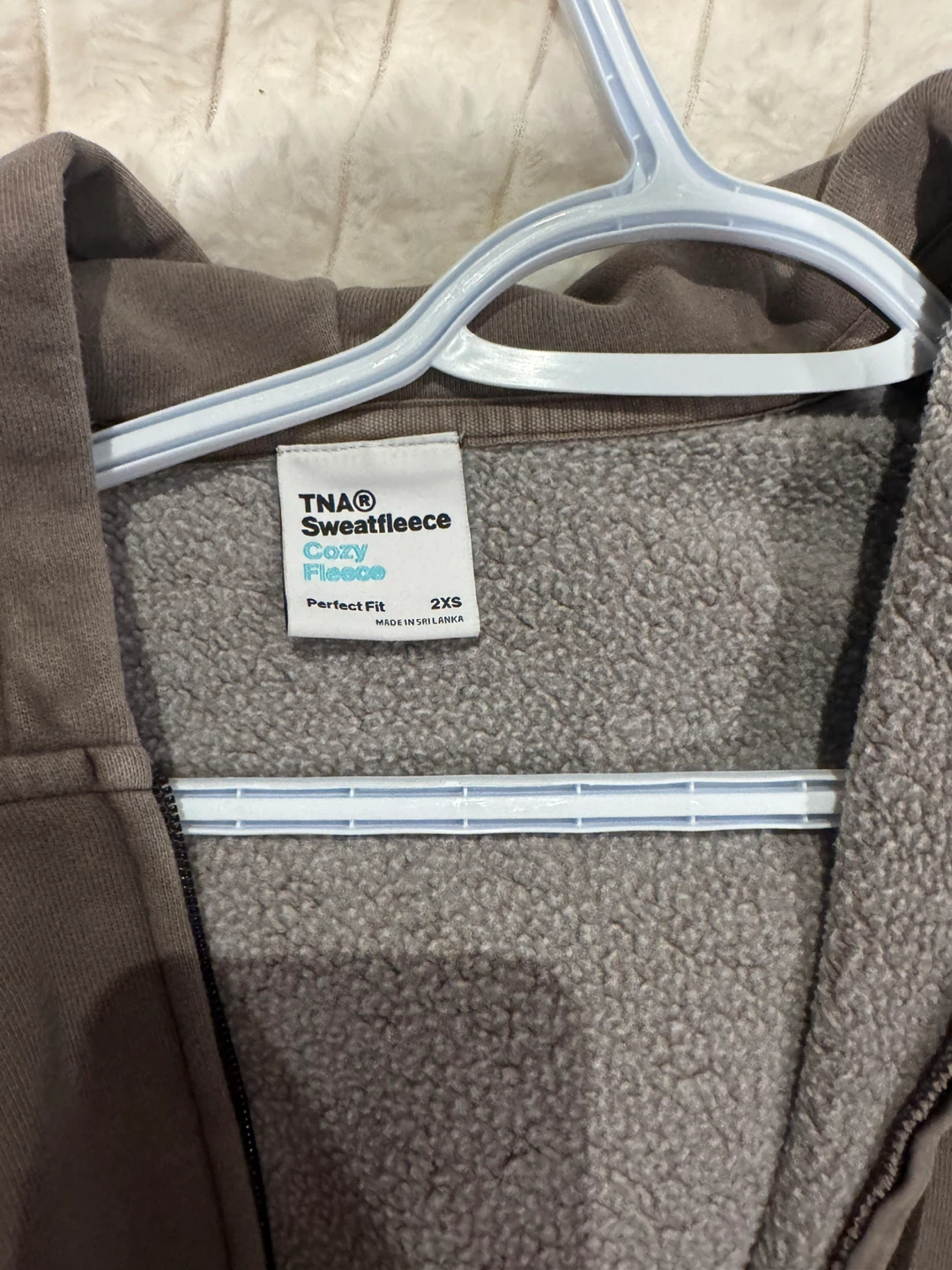 TNA Sweatfleece Cozy Fleece Zip-Up Hoodie - 2XS - photo 2