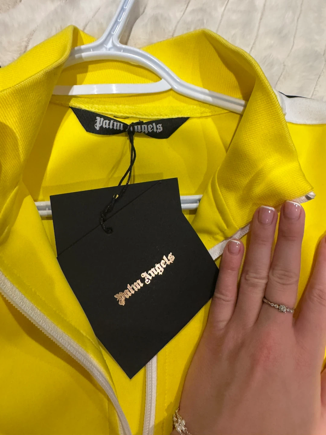 Palm Angels Yellow Track Jacket - photo 3