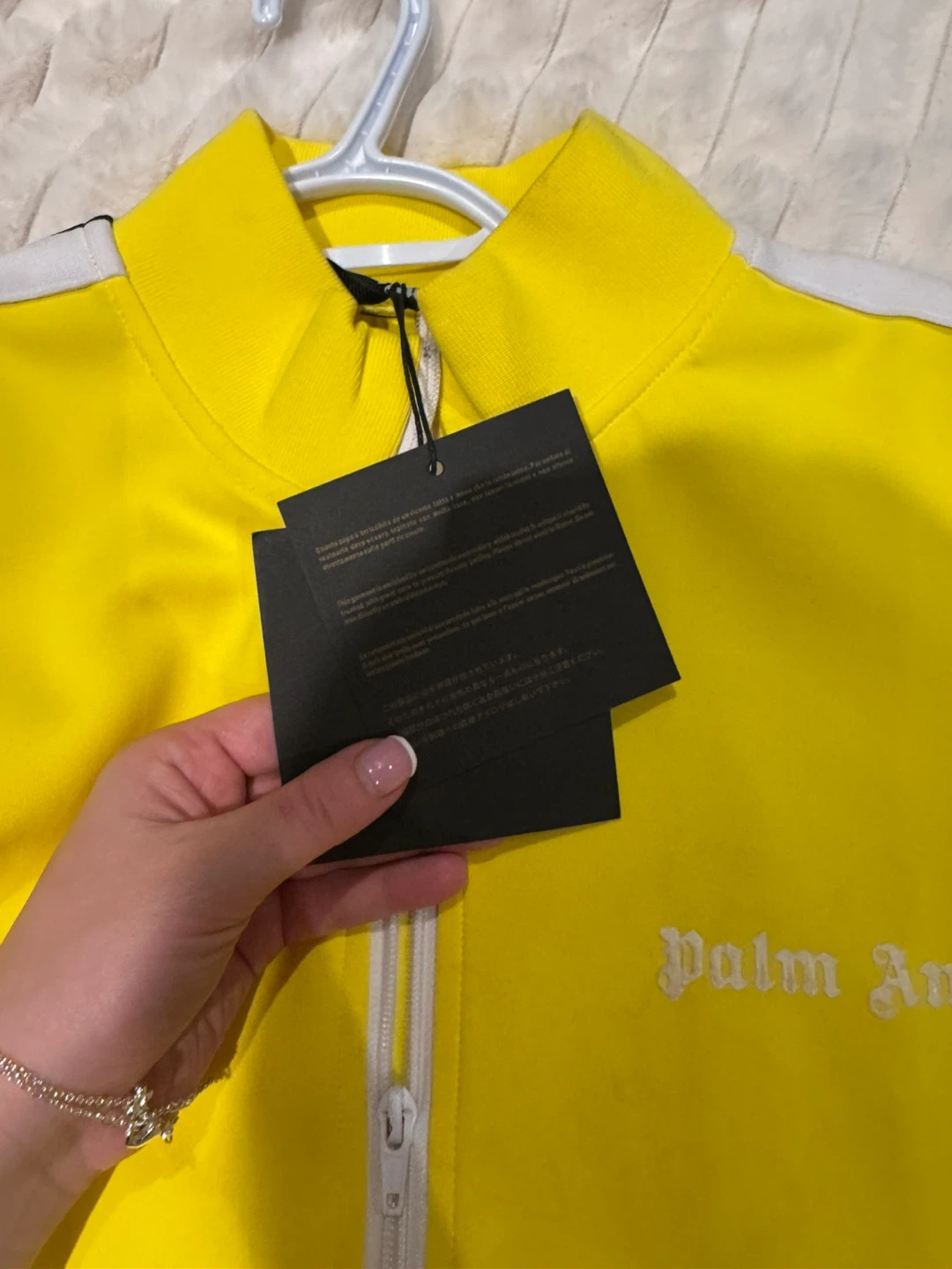 Palm Angels Yellow Track Jacket - photo 4