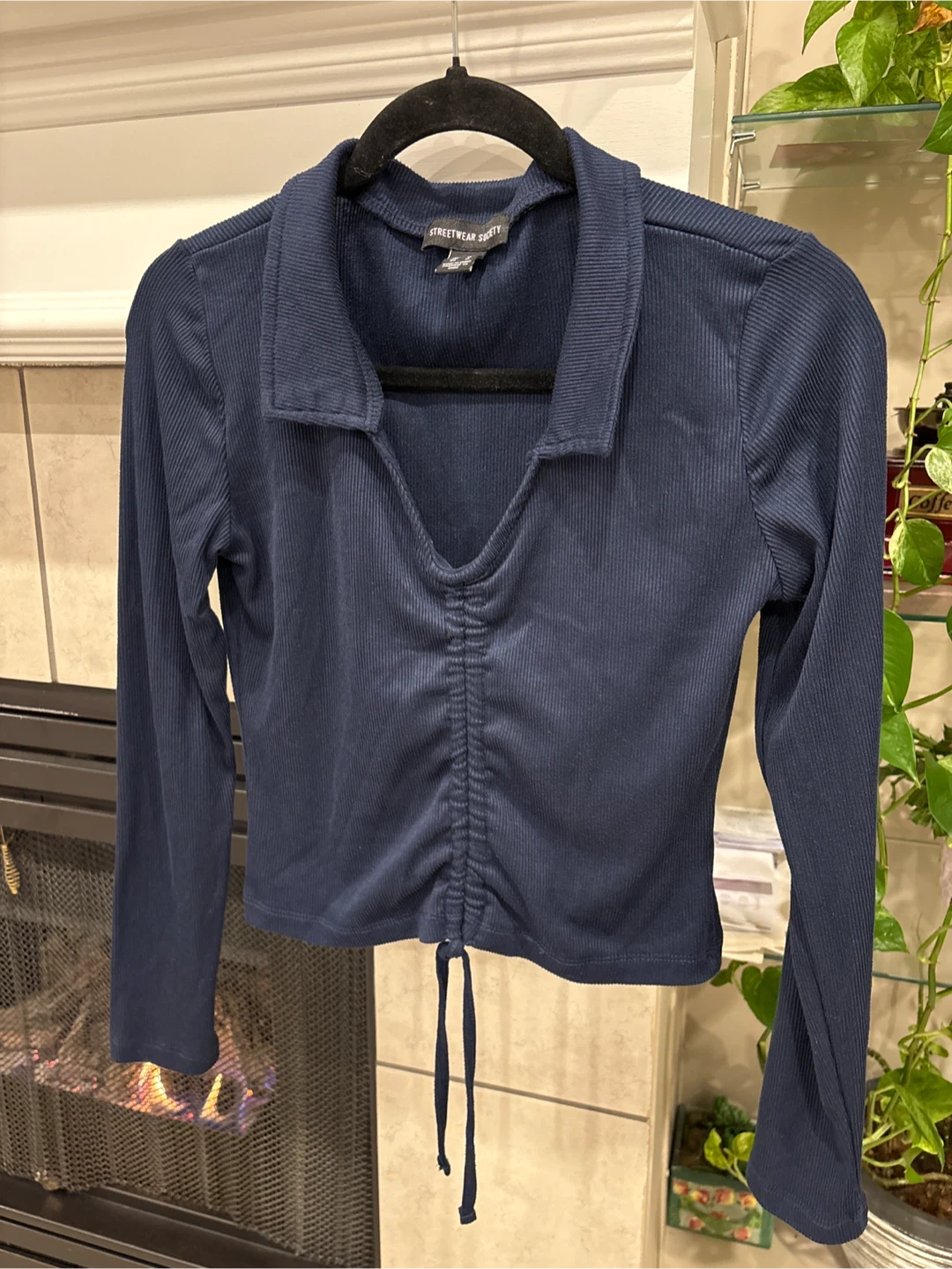 Streetwear Society Blue Top - Size M - photo 3