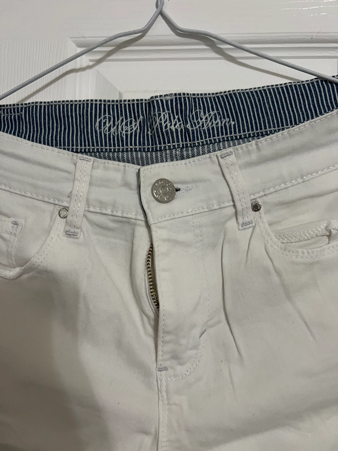 Polo Alfred Dunner White Jeans with Patches - photo 2