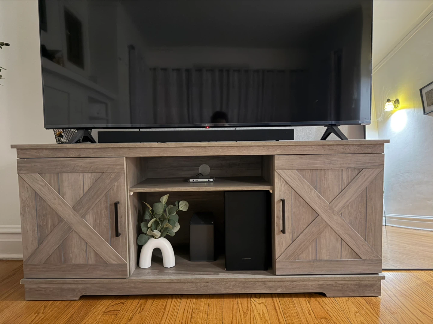 Rustic Gray TV Stand - Fits up to 65" TVs - photo 2