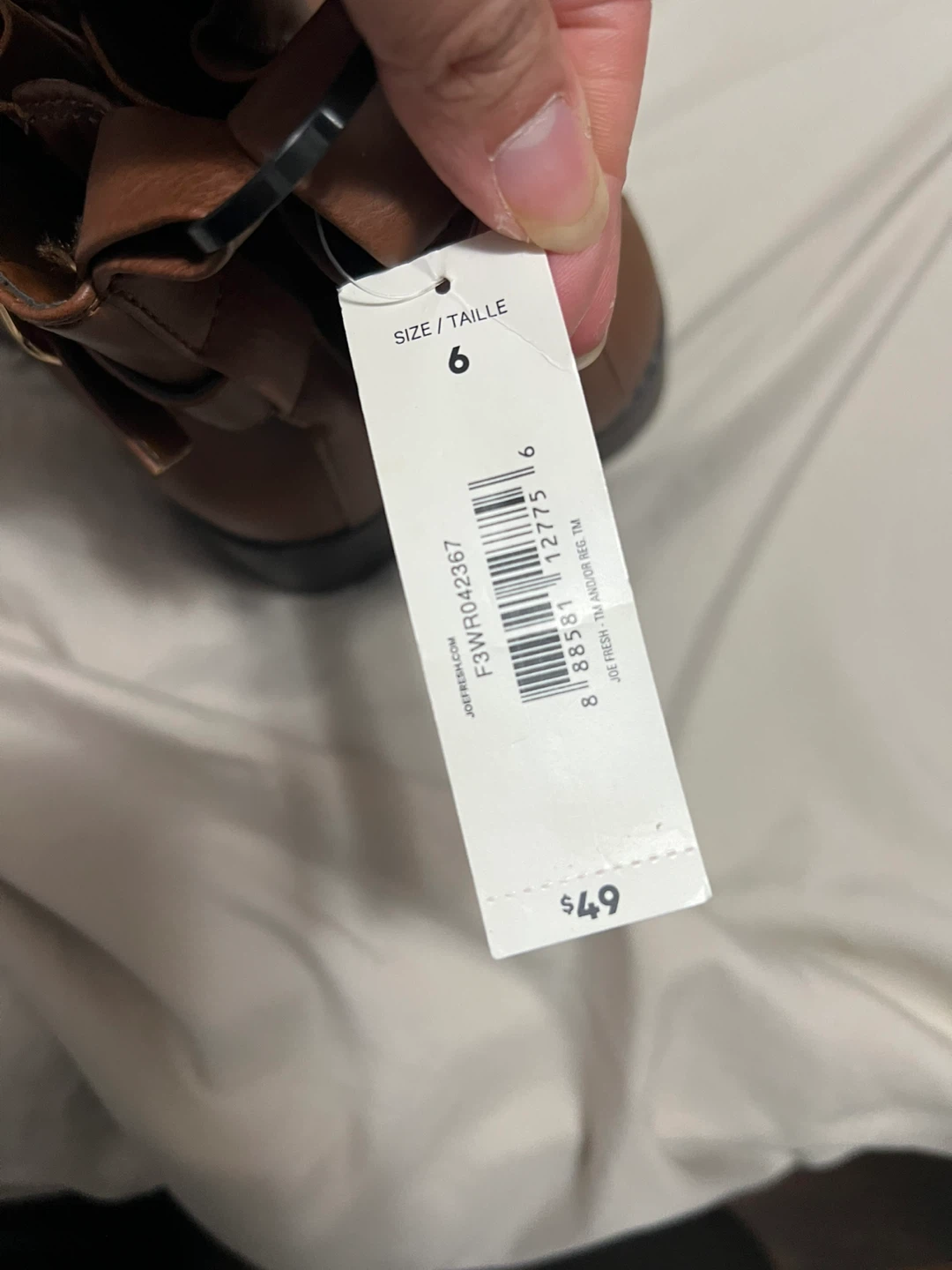 Joe Fresh Brown Ankle Boots - Size 6 - photo 4