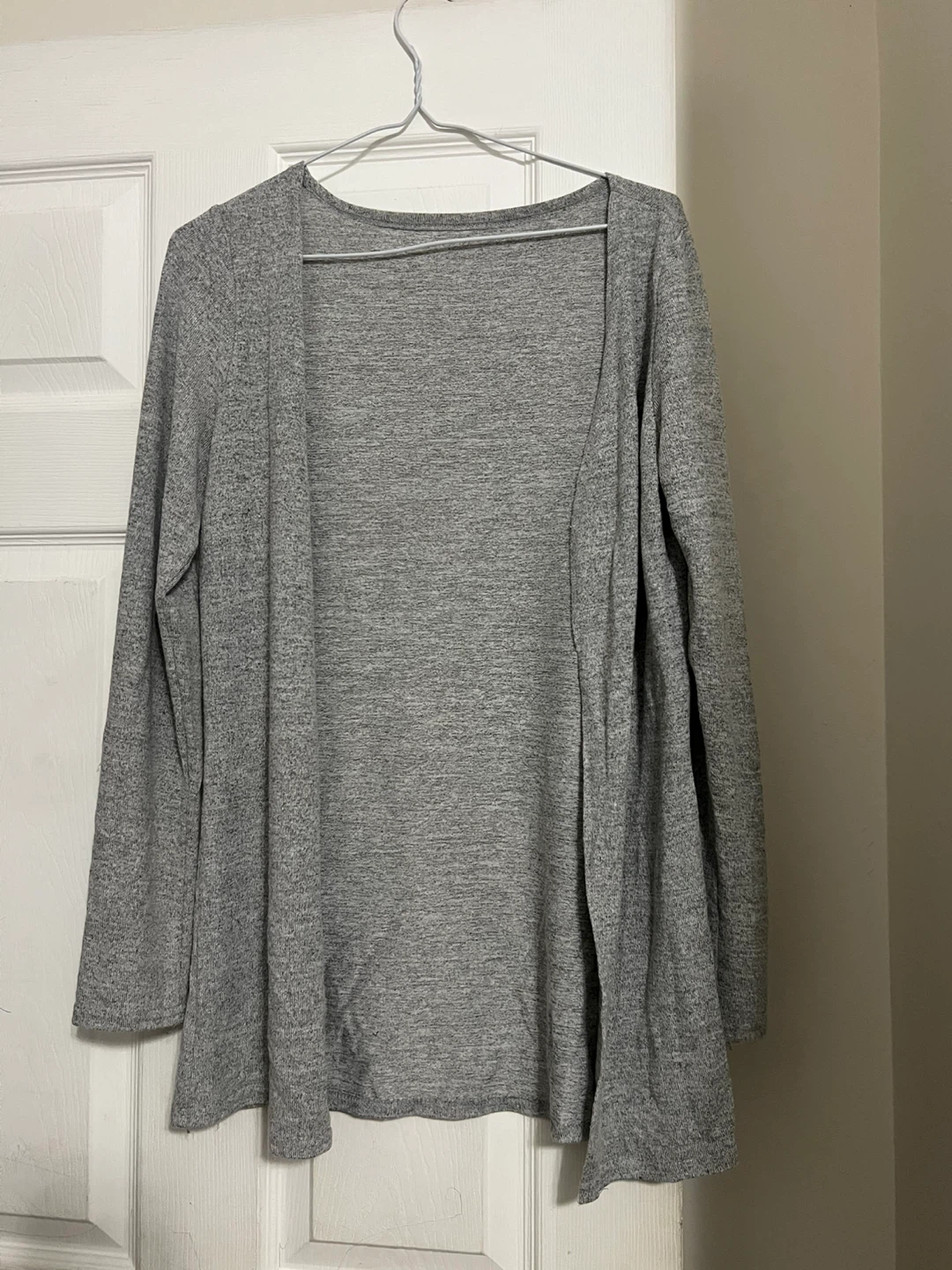 Grey Open Front Cardigan - photo 2
