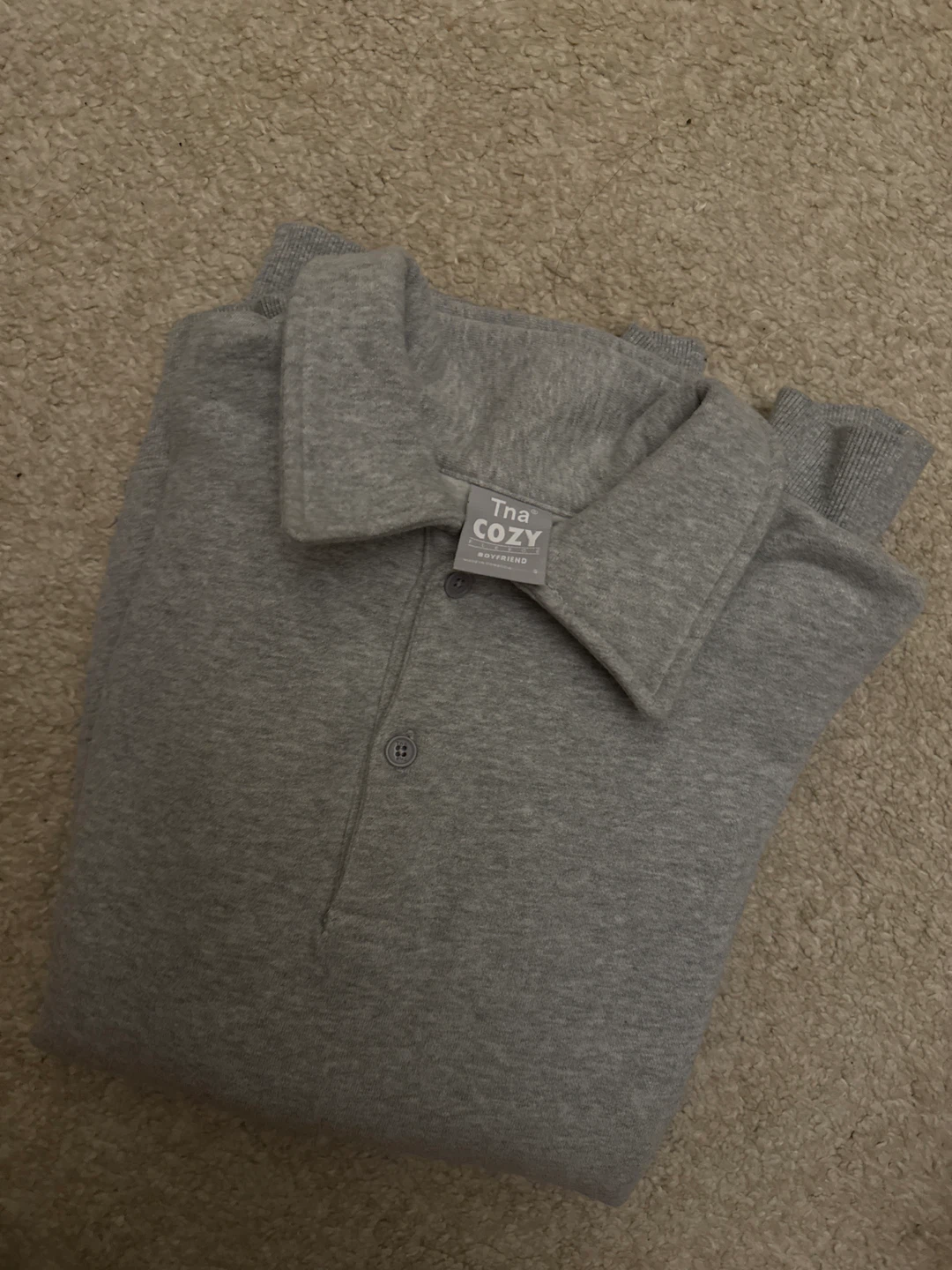 Tna COZY Boyfriend Crewneck Shirt