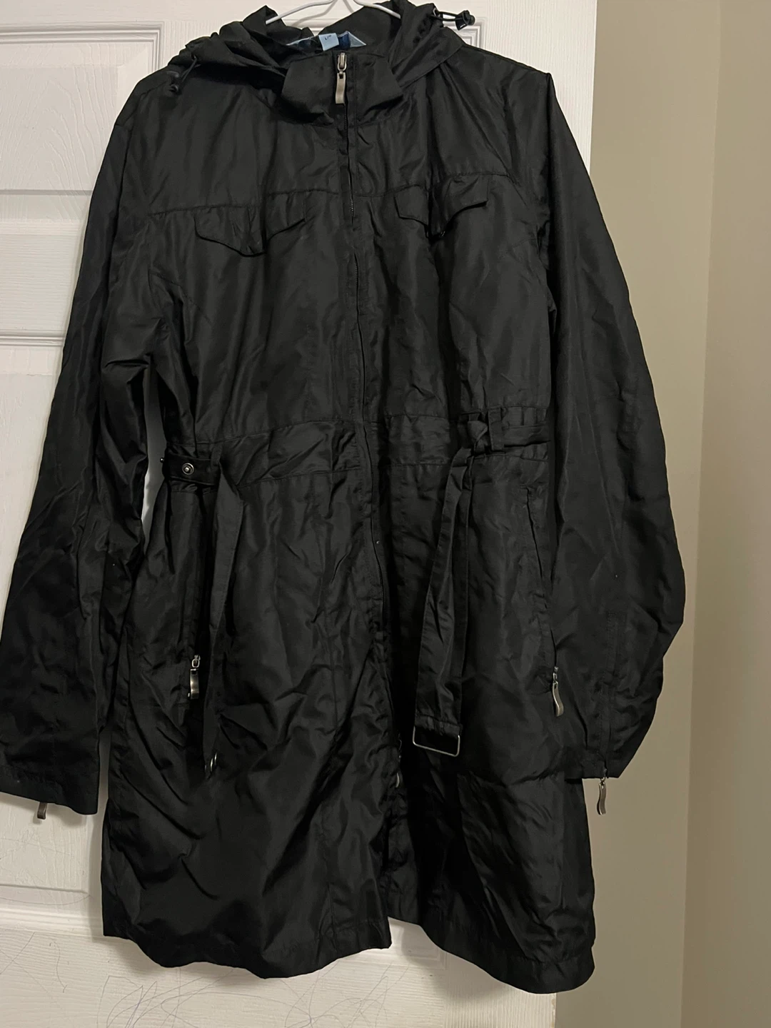 Terramar Black Rain Jacket, Size L/G