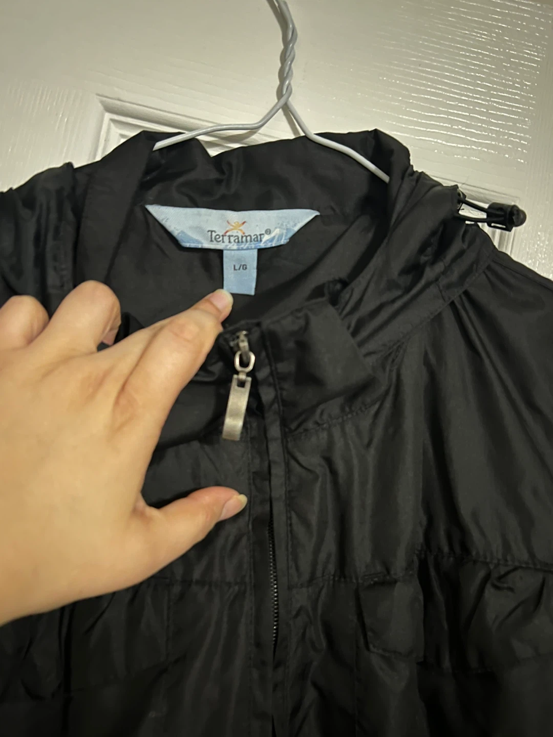 Terramar Black Rain Jacket, Size L/G - photo 3