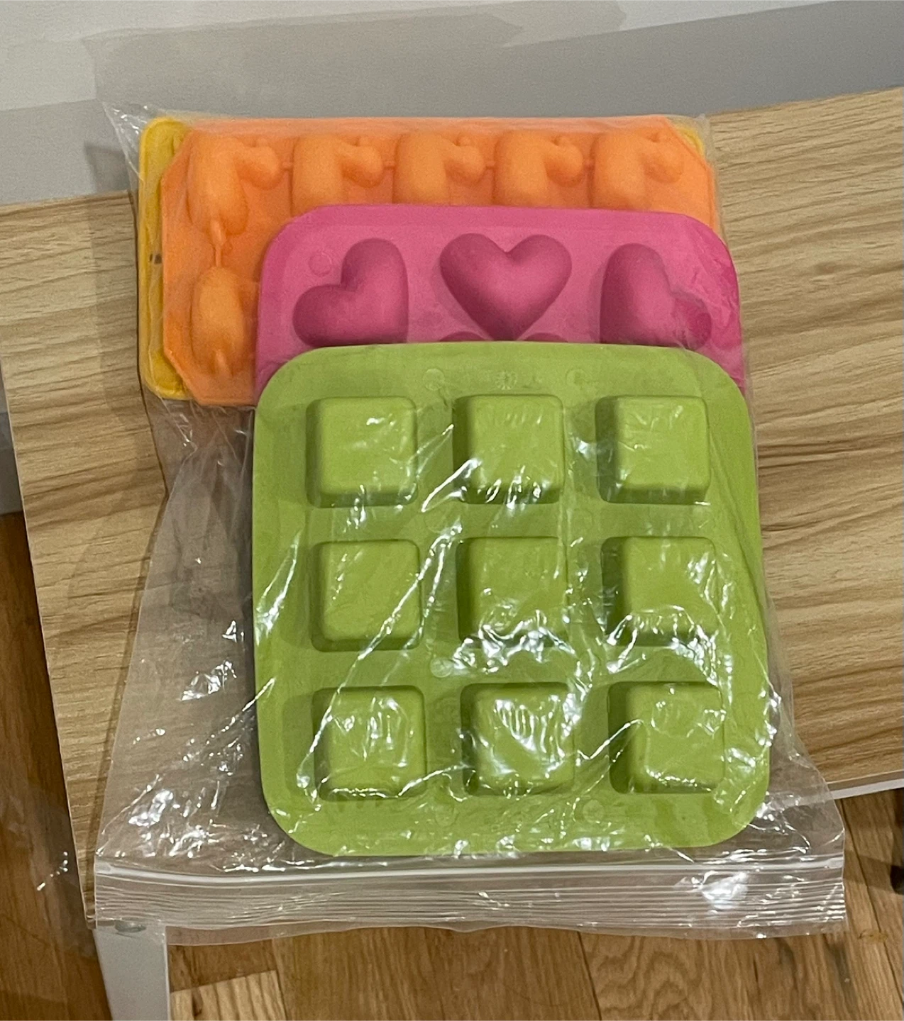 IKEA Silicone Molds - Hearts, Squares, Fish, Letters