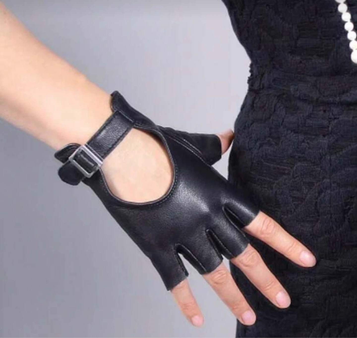 Faux Leather Gloves - photo 2