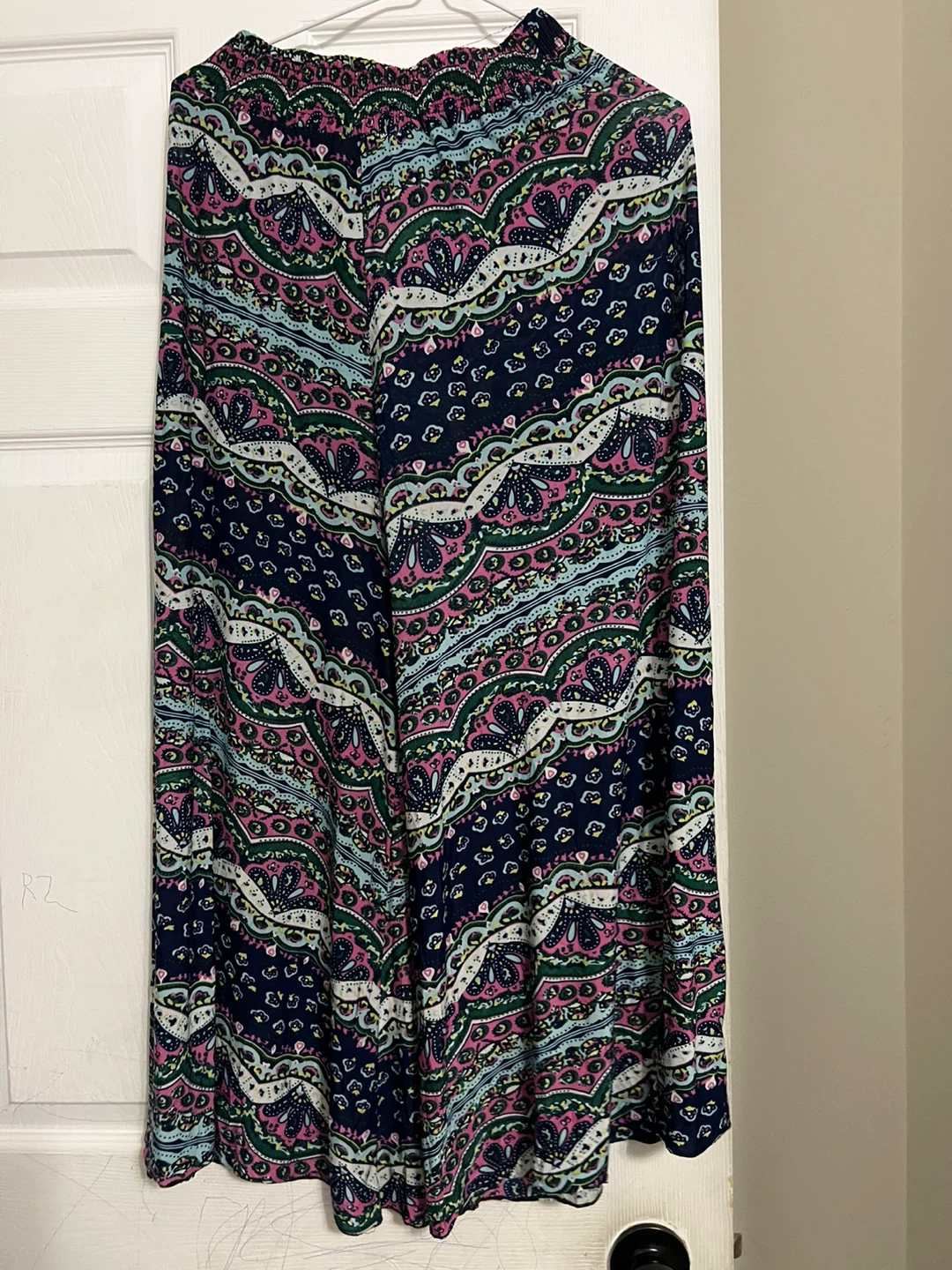 Patterned Wide Leg Pants & Top Set - photo 2
