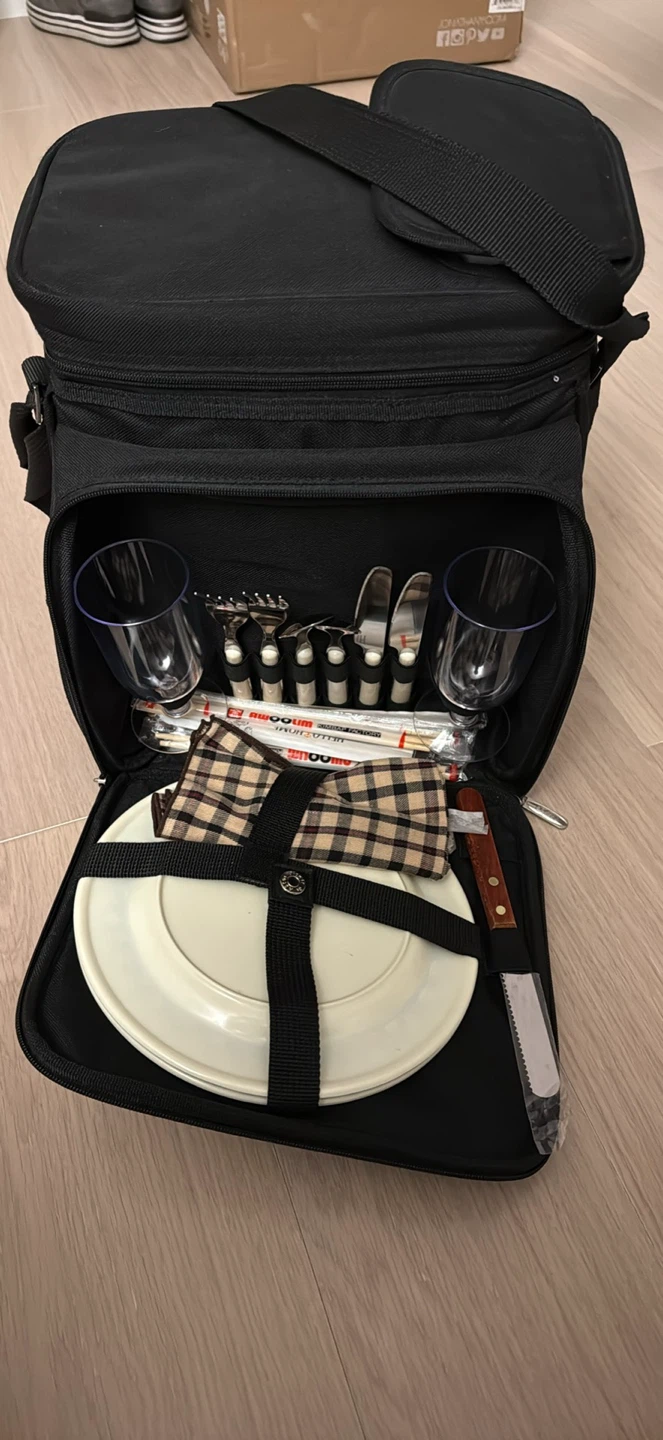 New Black Picnic Set Bag - photo 2
