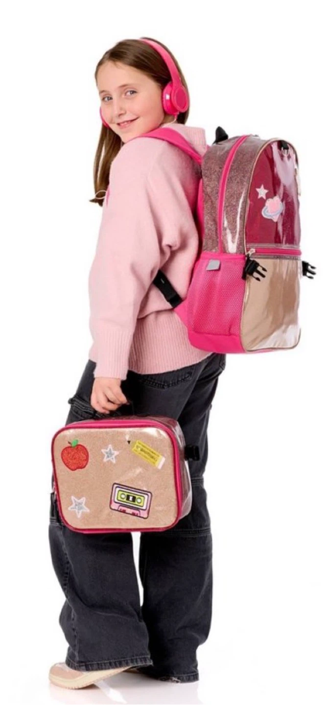 Locker Club Pink Headphones, Backpack & Pencil Case - photo 2