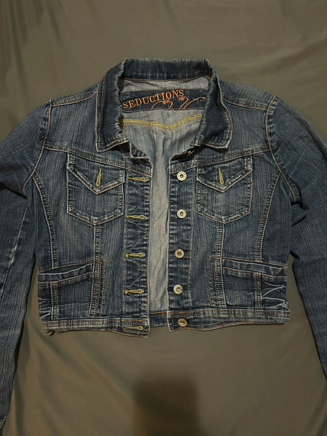 🏆 SEDUCTIONS Denim Jacket - Size M - photo 2