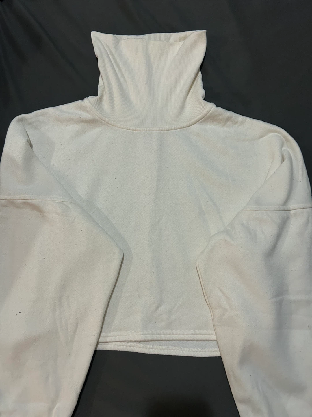 🏆 Forever 21 Cream Turtleneck - Size L - photo 2