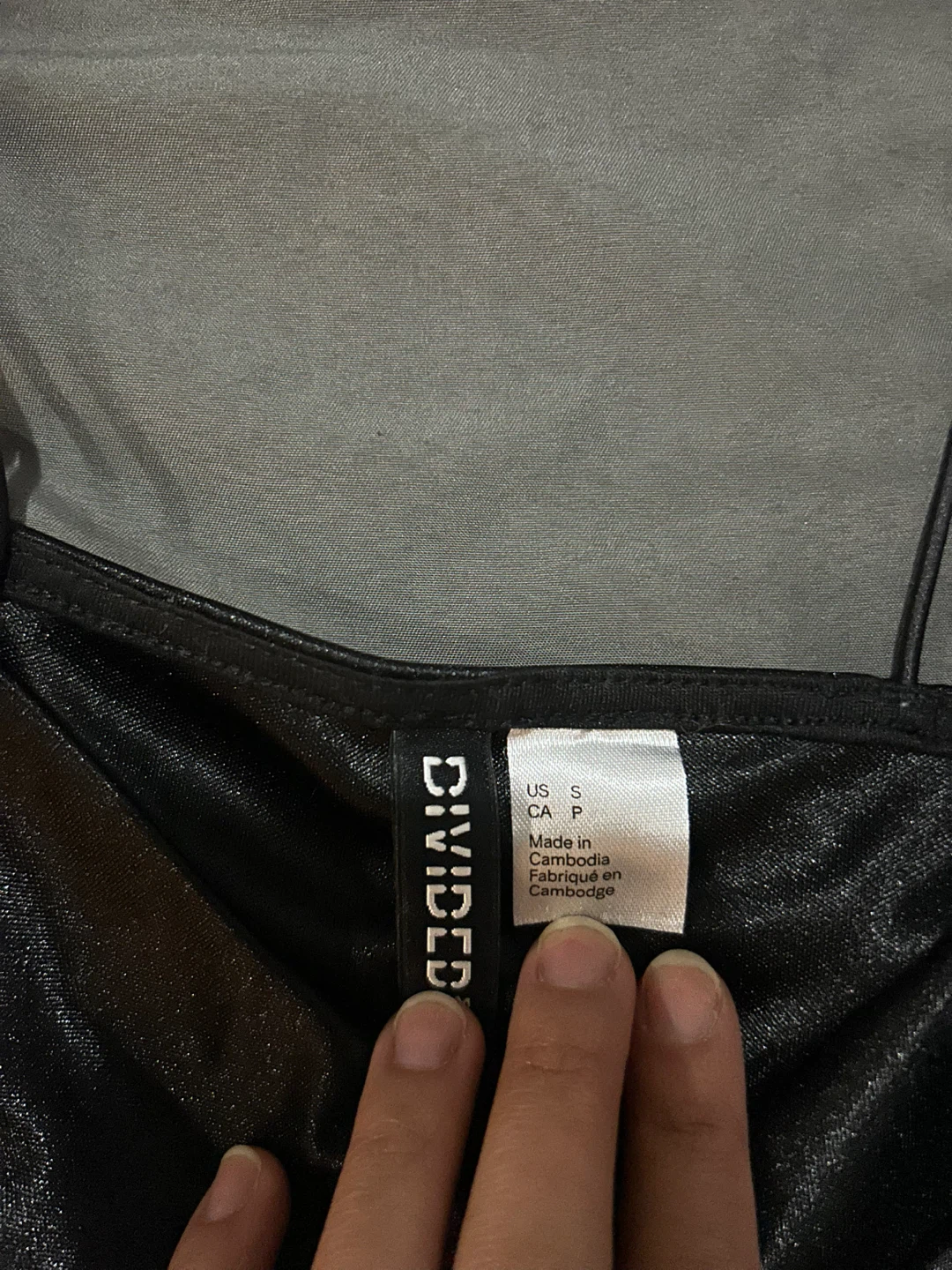 H&M Divided Black Cami Top - Size S - photo 3