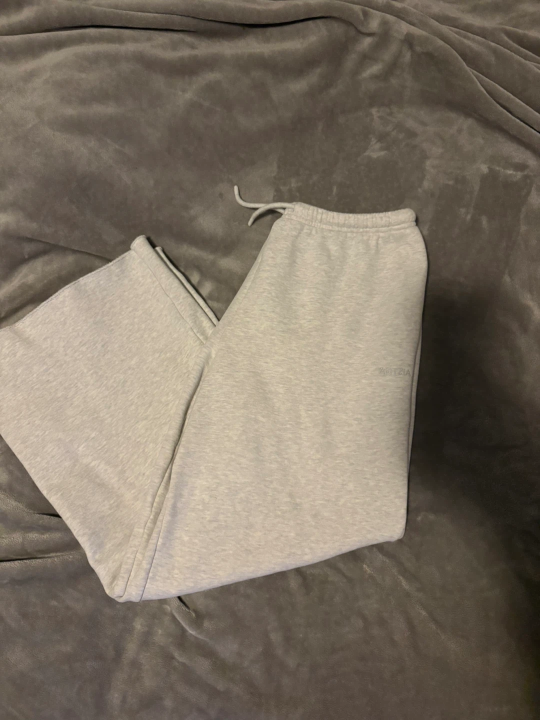 Aritzia Sweatfleece Wide-Leg Pants - Size M