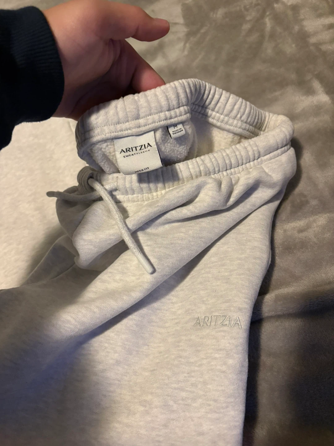 Aritzia Sweatfleece Wide-Leg Pants - Size M - photo 3