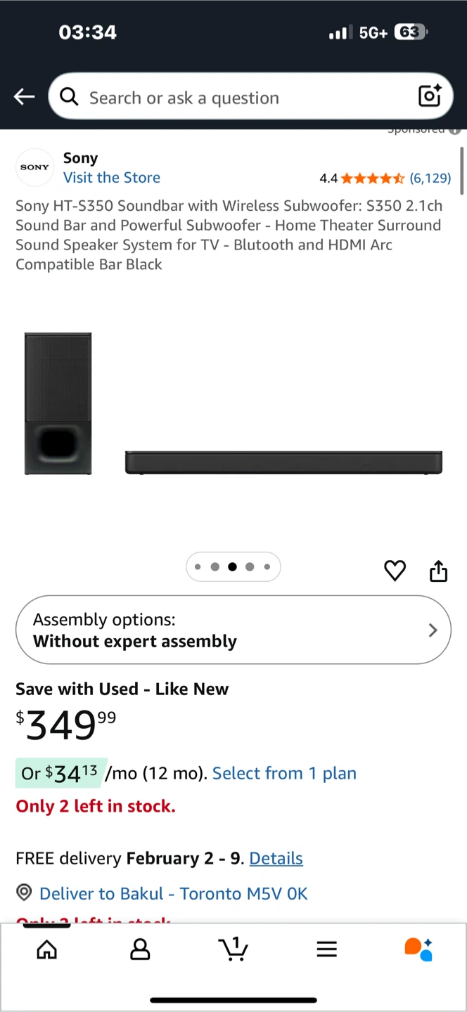 Sony Soundbar and Subwoofer - MOVE OUT SALE - photo 4