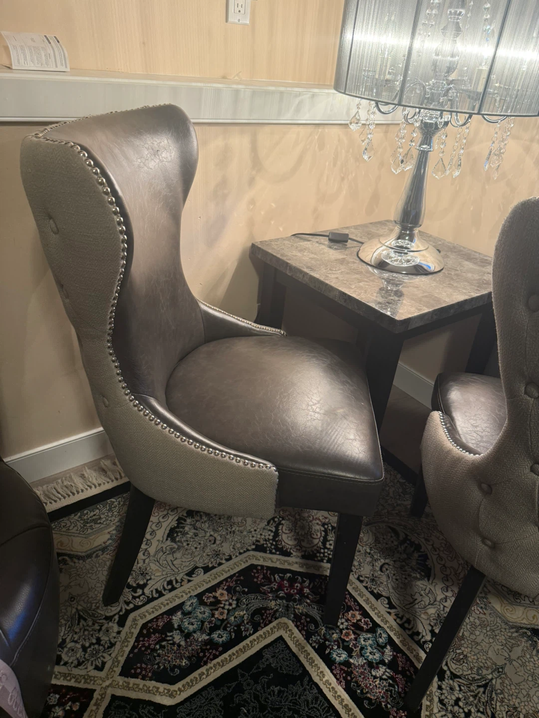 Wingback Dining Chairs (Set of 2) - photo 2