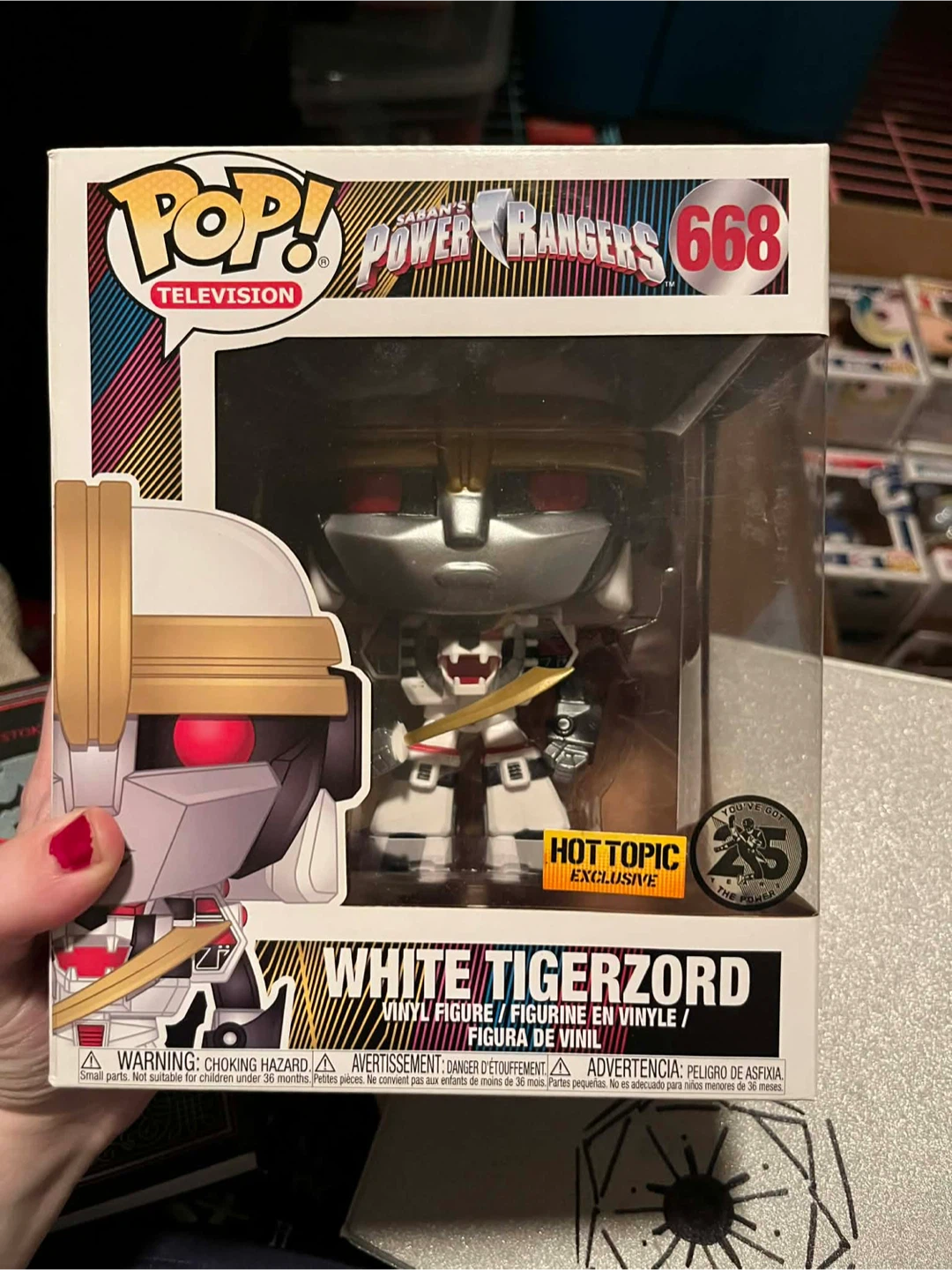 Funko Pop! Power Rangers White Tigerzord #668