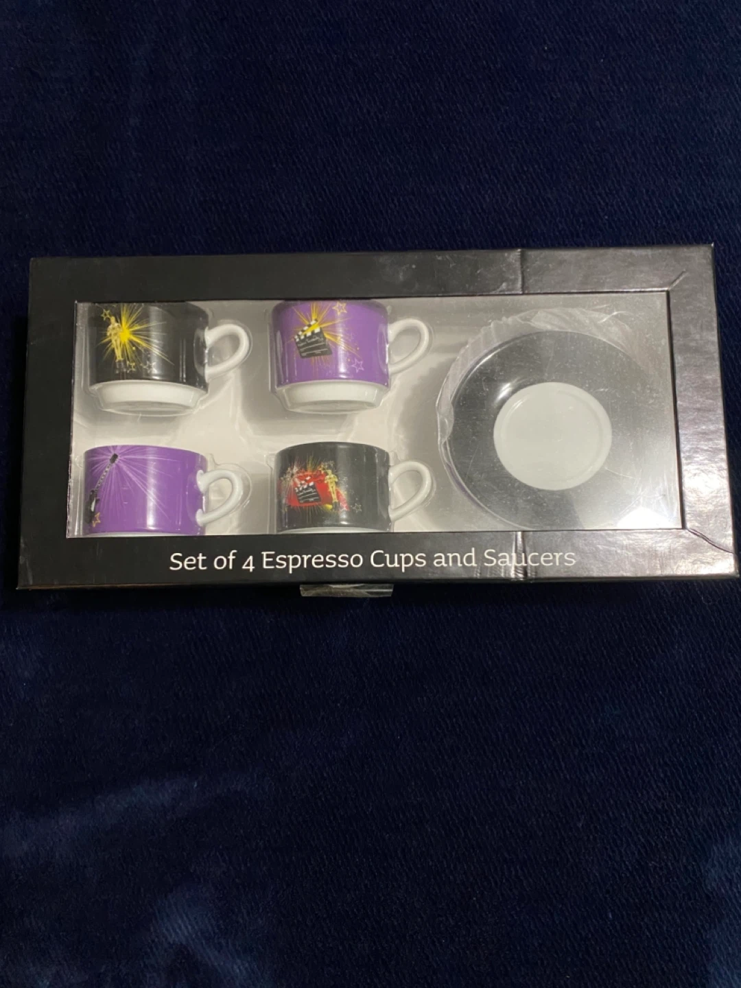 Madame Tussauds Espresso Cups & Saucers ***