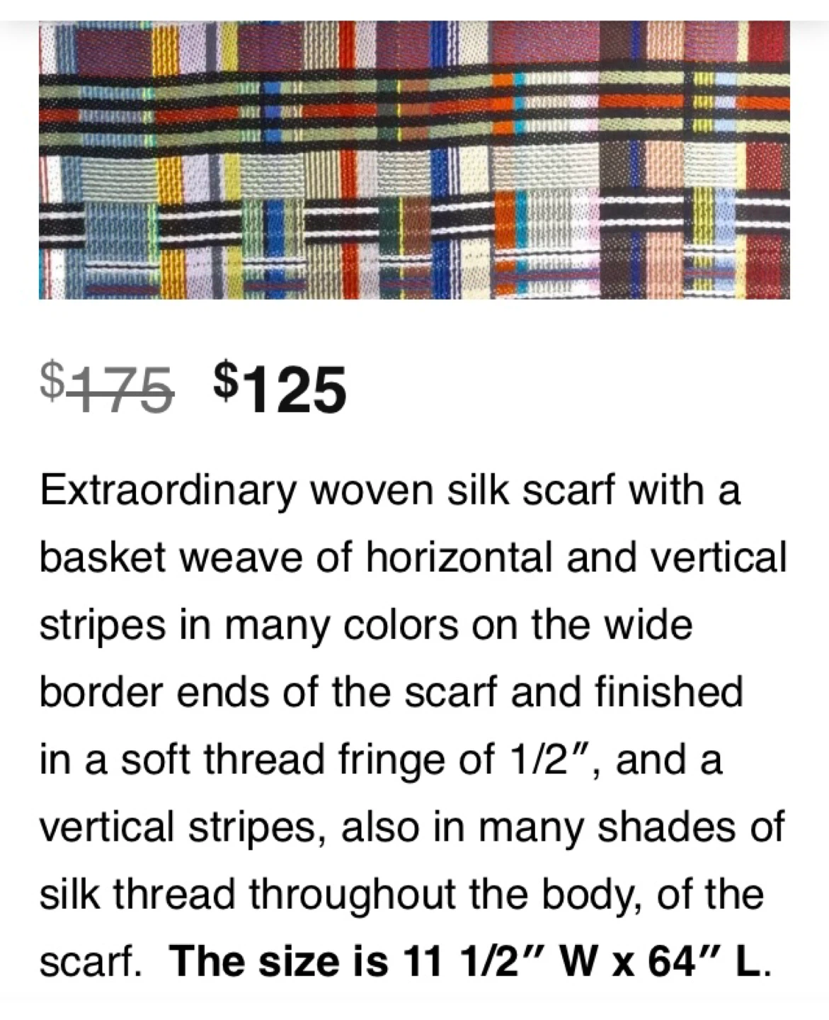 Wallace Sewell Woven Silk Scarf - photo 2