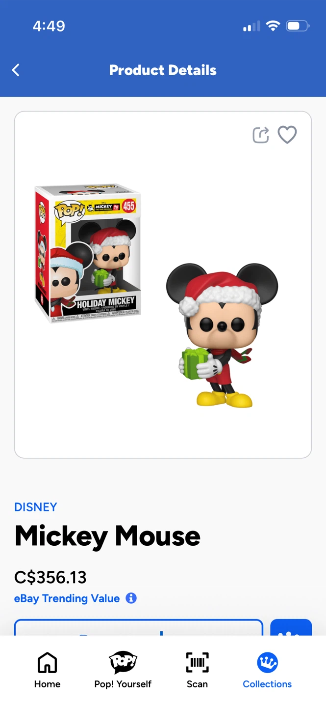 Funko Pop! Disney Holiday Mickey #455 - photo 2