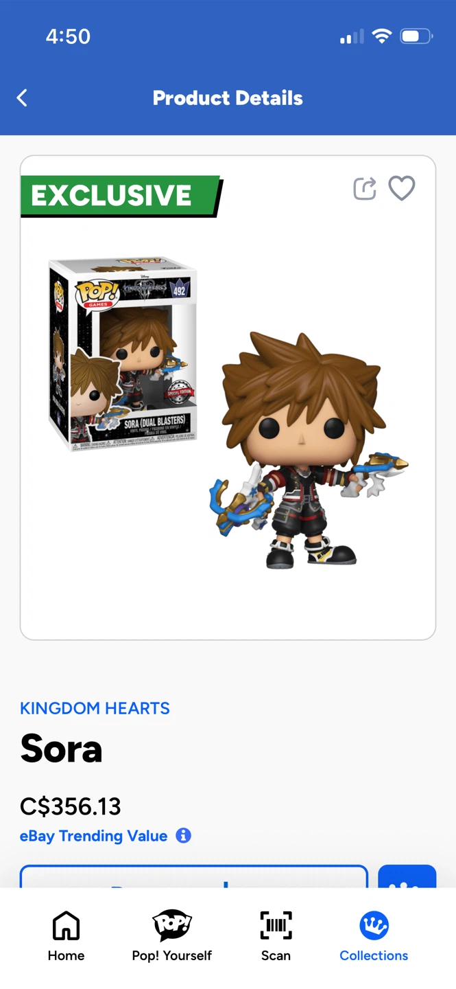 Funko Pop! Kingdom Hearts Sora (Dual Blasters) #492 - photo 2