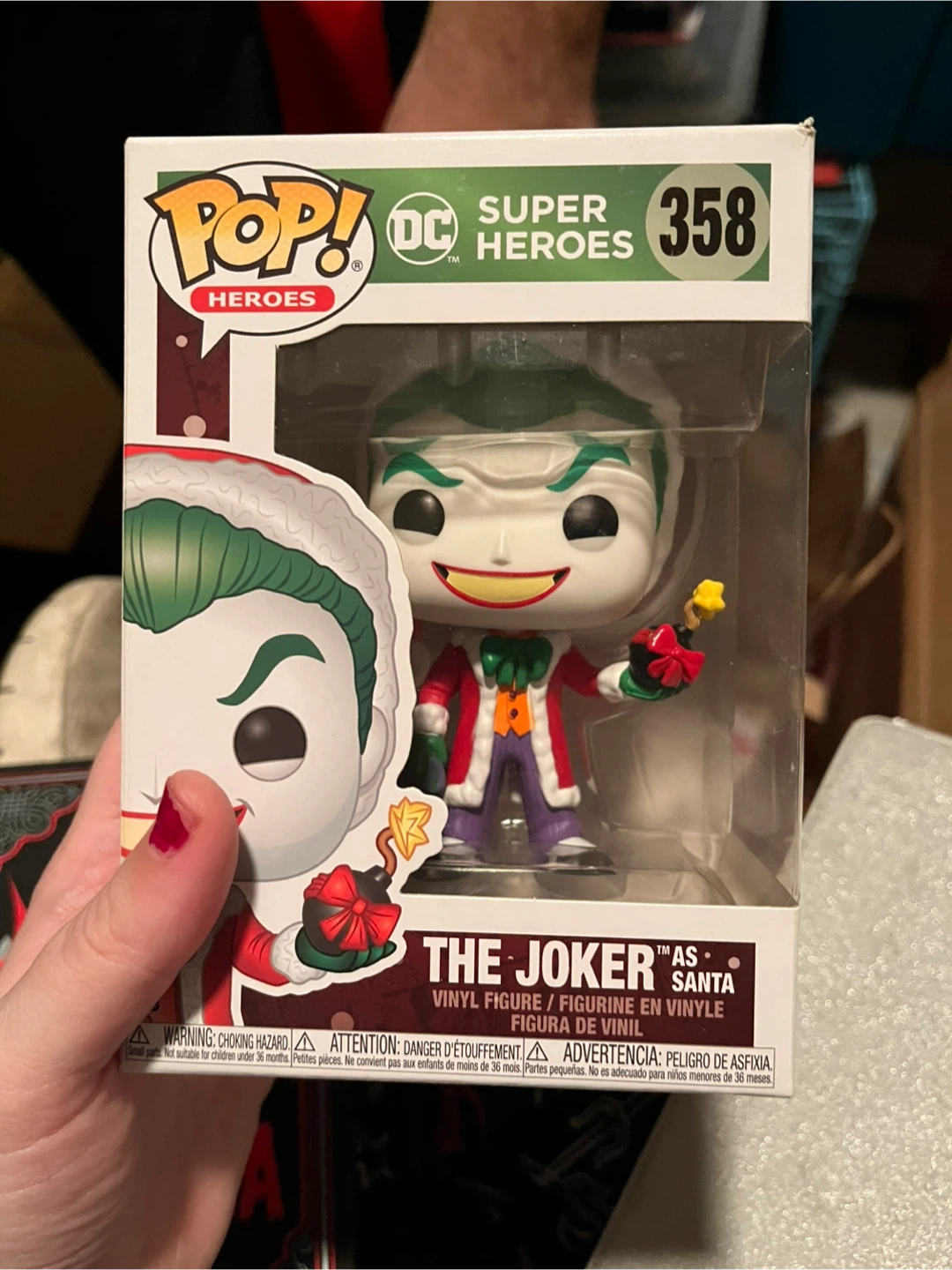 Funko Pop! DC Super Heroes - The Joker as Santa #358