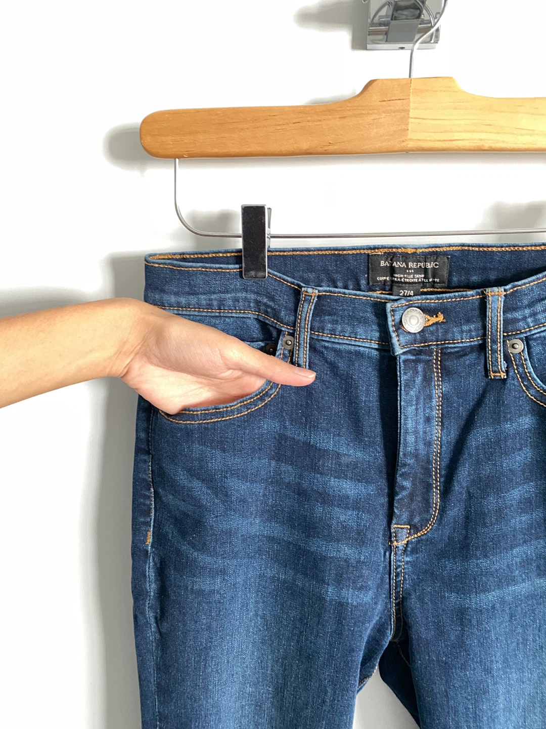 Banana Republic High Rise Skinny Jeans - photo 3