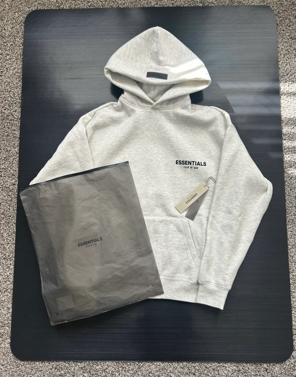 Authentic Essentials Fear of God Hoodie - Light Oat XS,S,M,L,XL