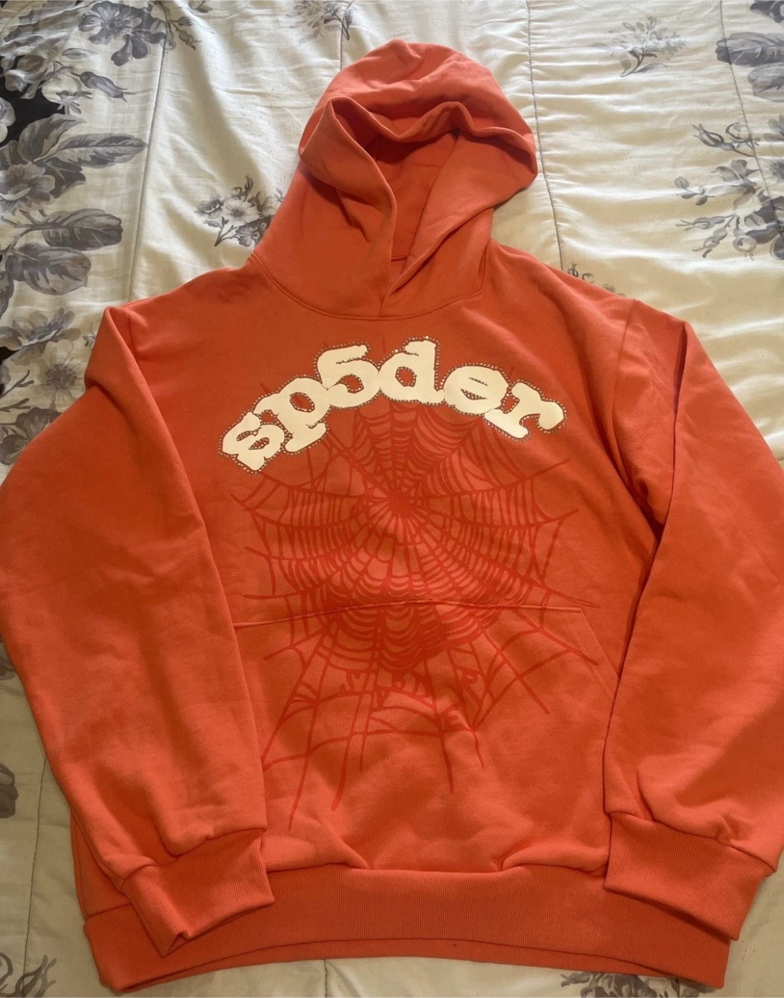 Sp5der Orange Hoodie