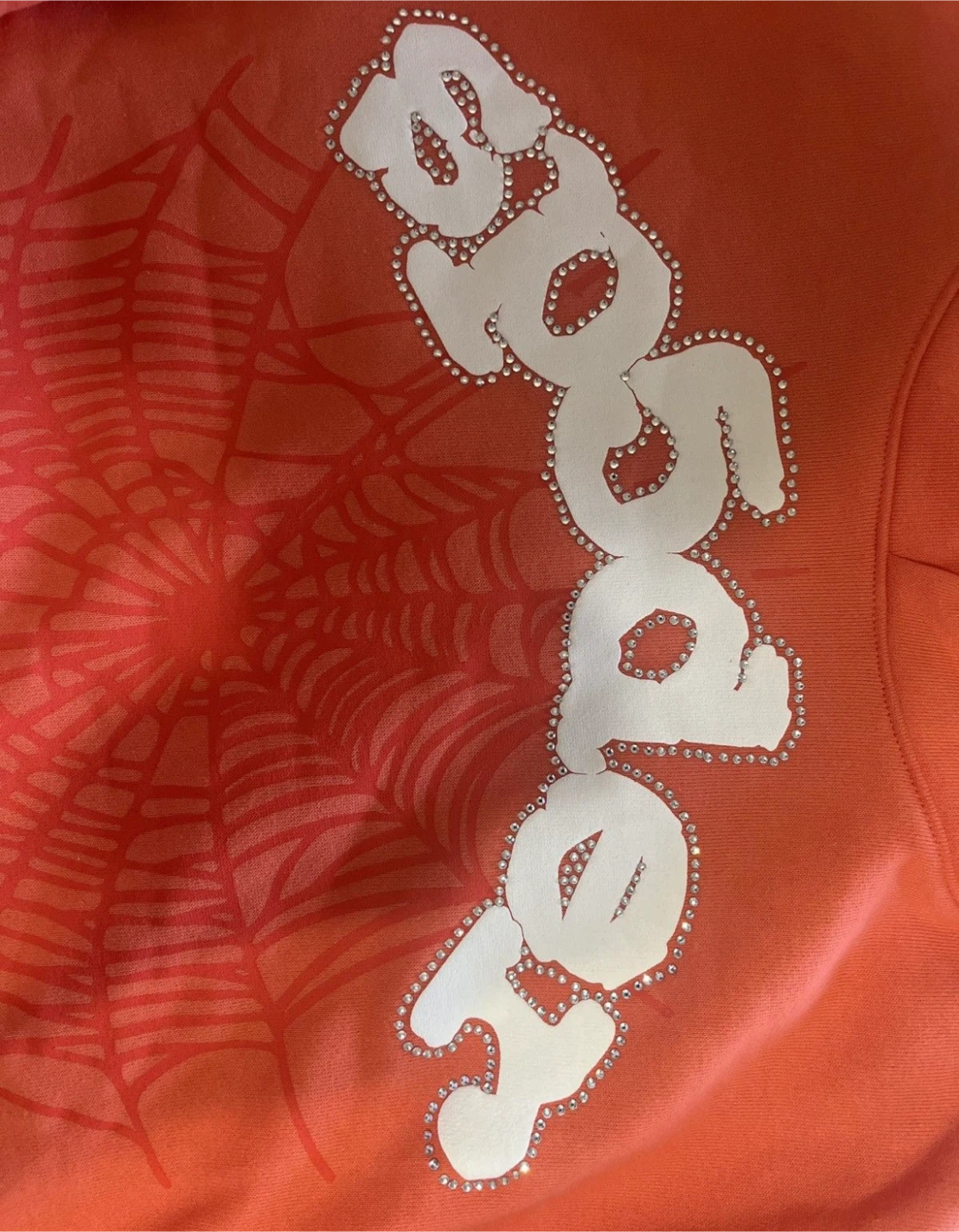 Sp5der Orange Hoodie - photo 2