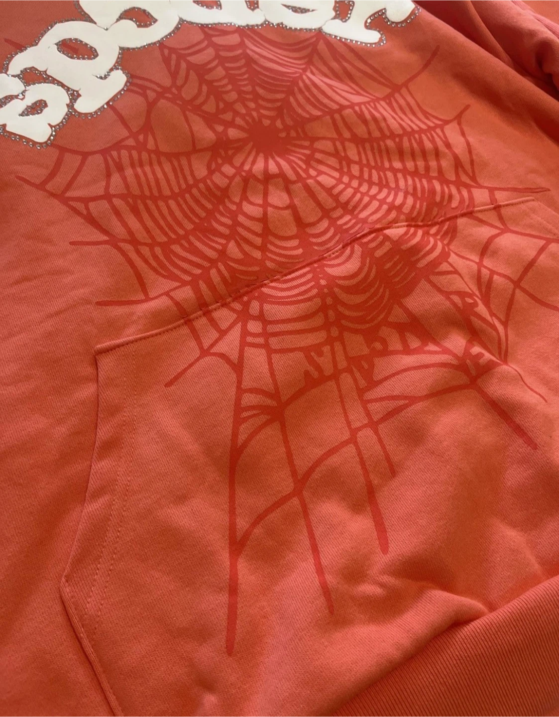 Sp5der Orange Hoodie - photo 4