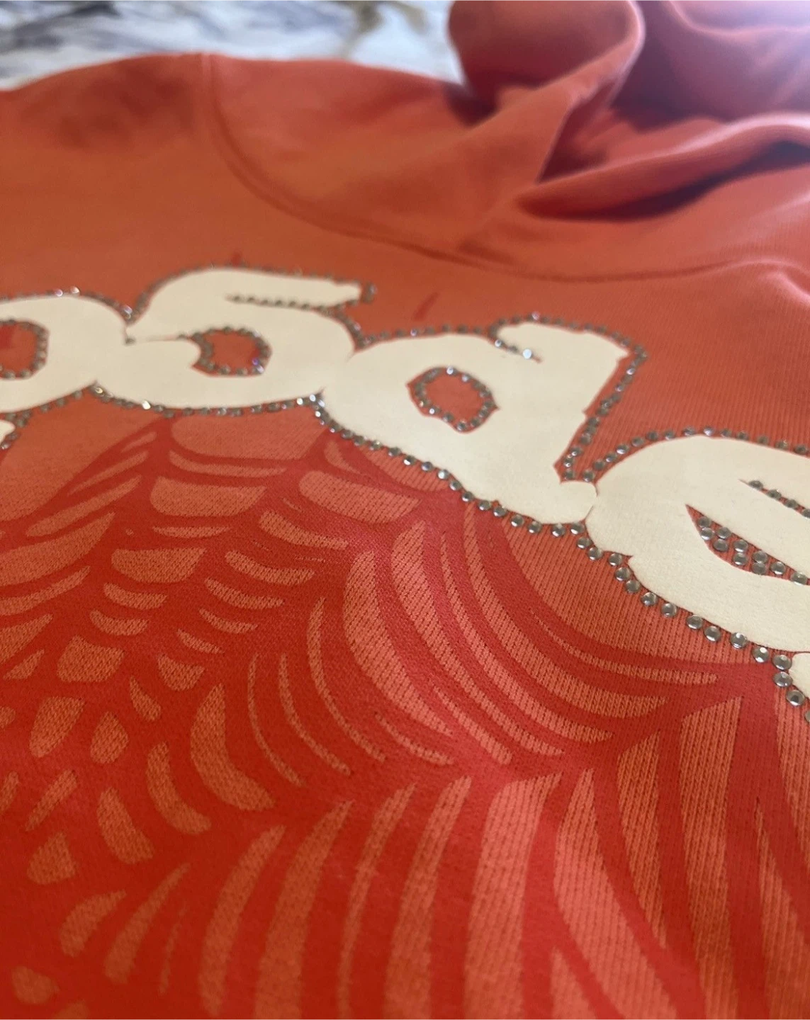 Sp5der Orange Hoodie - photo 3