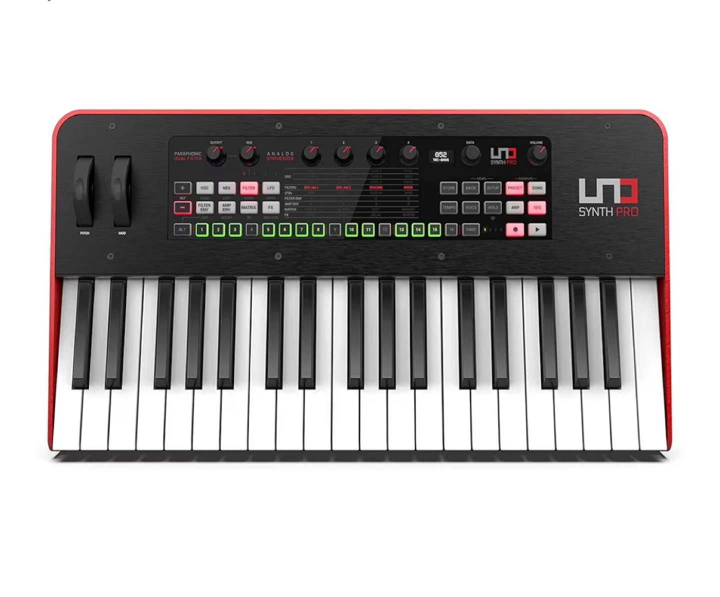 IK Multimedia UNO Synth Pro 3 oscillator synthesizer