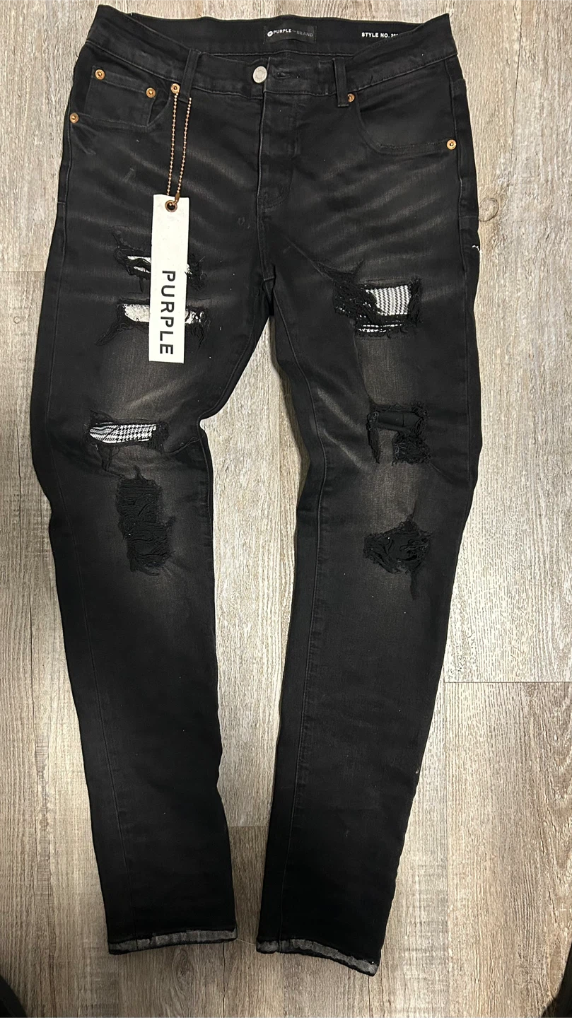 Purple Brand P001 Slim Fit Low Rise Jeans