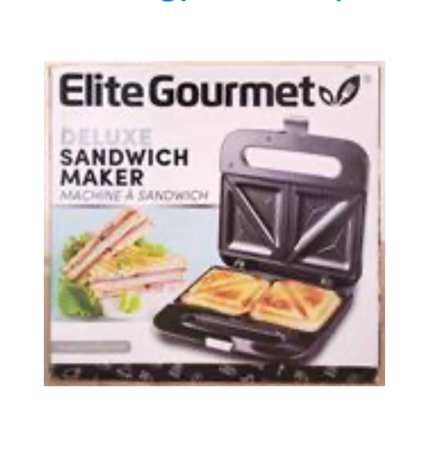Elite Gourmet Deluxe Sandwich Maker