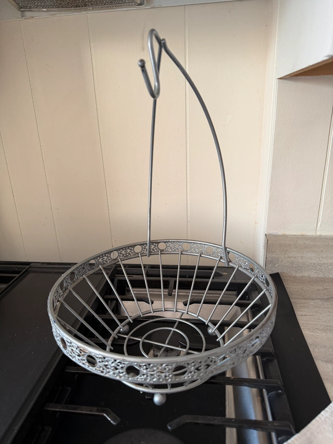 Metal Fruit Basket with Handle - photo 3