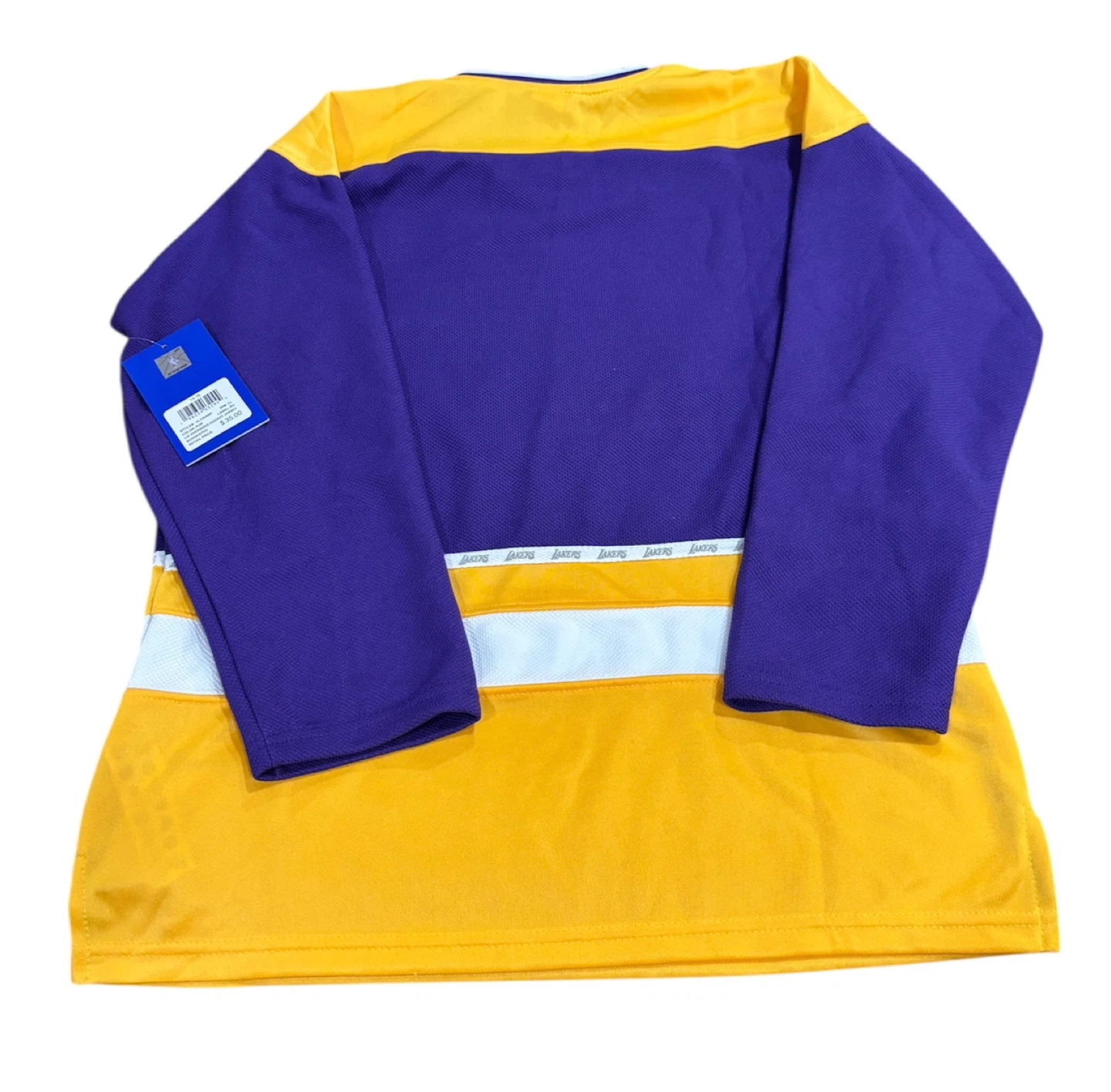 Los Angeles Lakers Ultra Game Hockey Jersey - Size 14-16 - photo 2