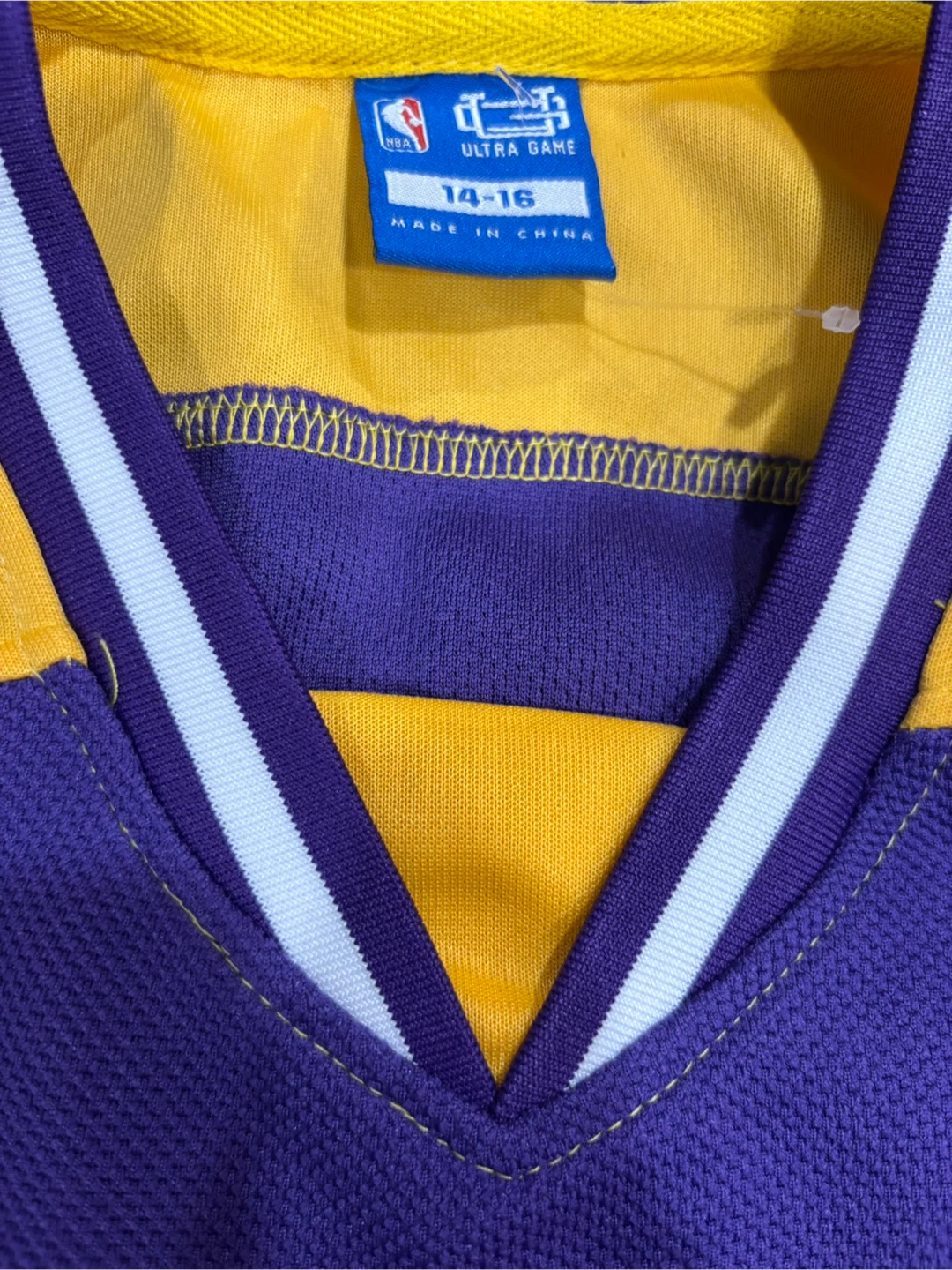Los Angeles Lakers Ultra Game Hockey Jersey - Size 14-16 - photo 5