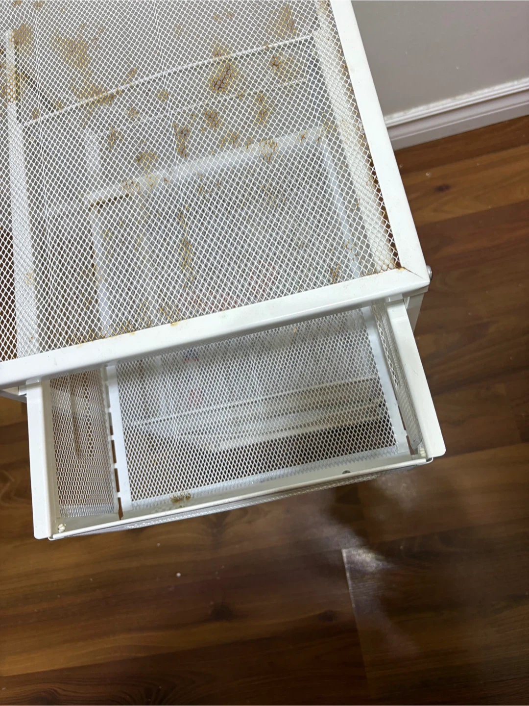White Metal Mesh Drawer Unit - photo 4
