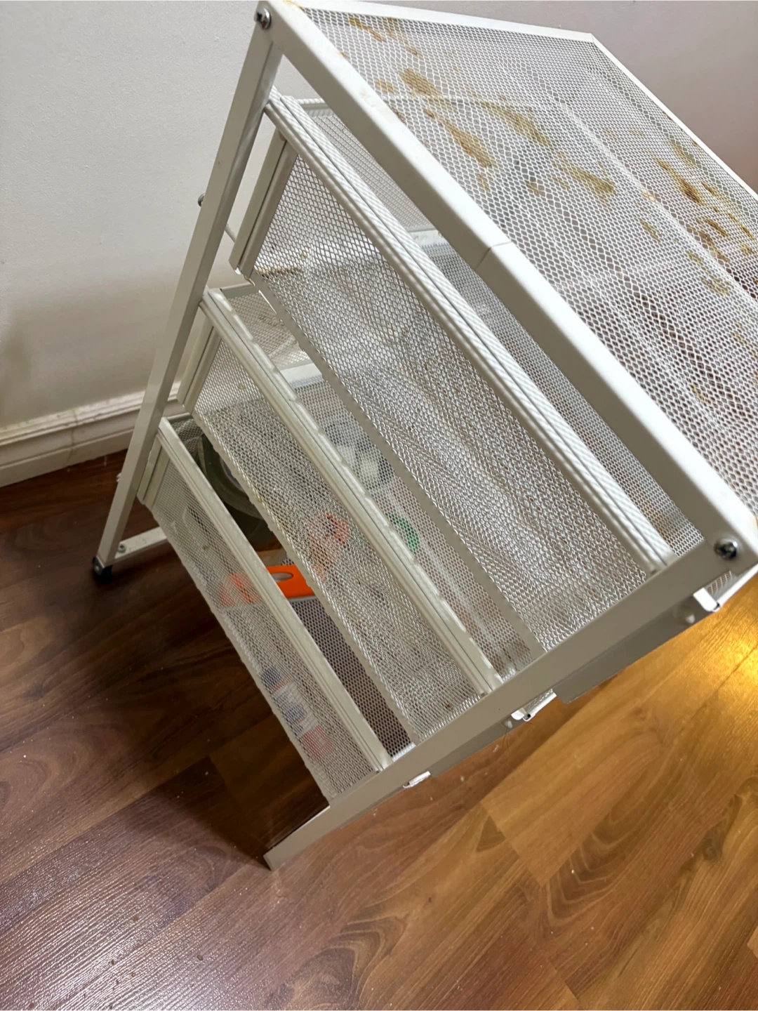 White Metal Mesh Drawer Unit - photo 3